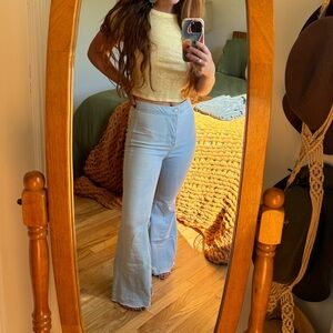 Free People Just Float On Flare Jeans